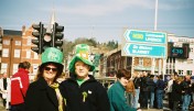 St Paddy's Day in Cork, at the parade, 2003