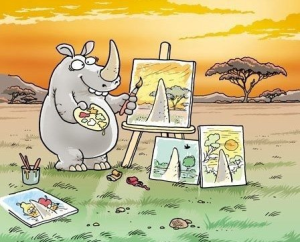 rhino cartoon