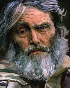 "Portrait Study - Old Man" By monkeezgob From deviantart.com