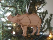 Greater one-horn ornament